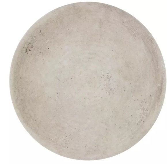Stoneware Light Gray Decorative Bowl 2.9" h x 12.25" w x12.25" d - Picture 1 of 6
